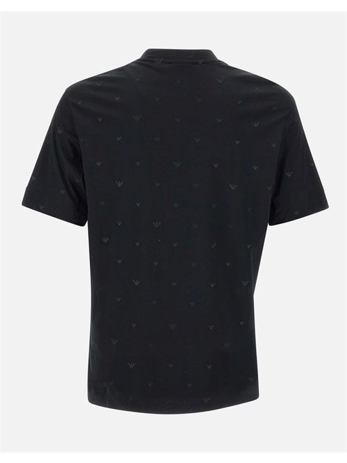 T-shirt with all-over micro eagle Emporio Armani | EM001400 AF10017.FC185